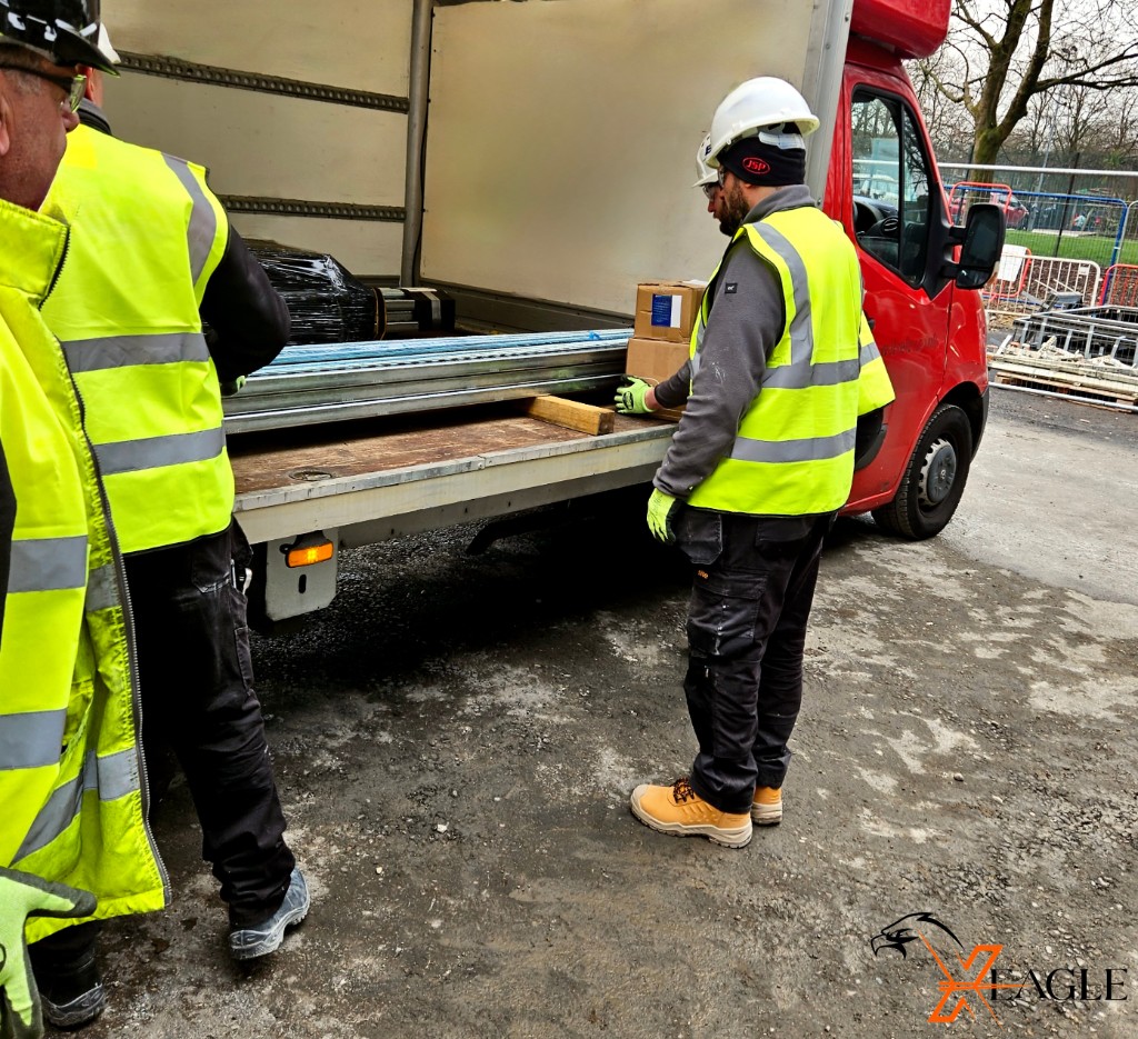 Fine Art — Two Man Red Van