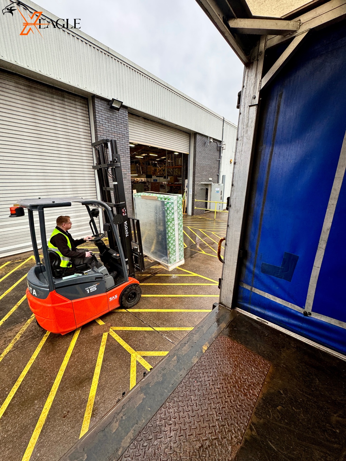 Automotive — Forklift Loading at Warehouse