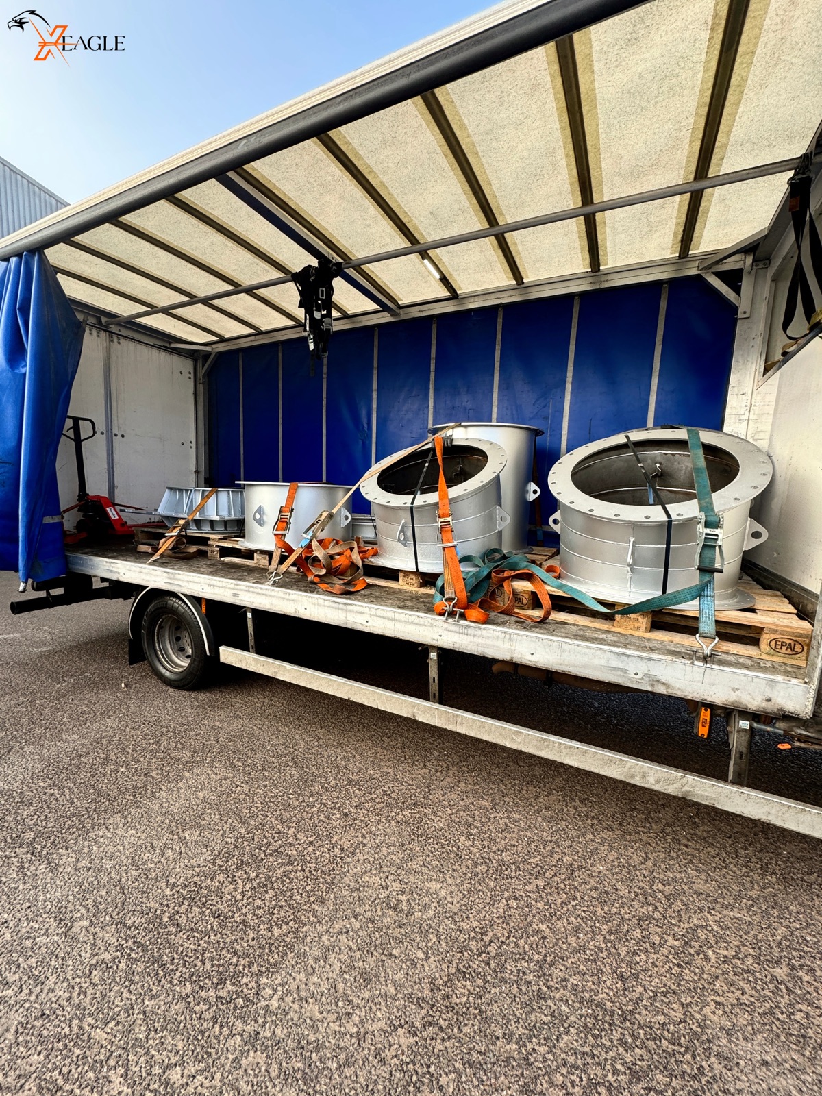 Utilities — Industrial Cylinders on Flatbed